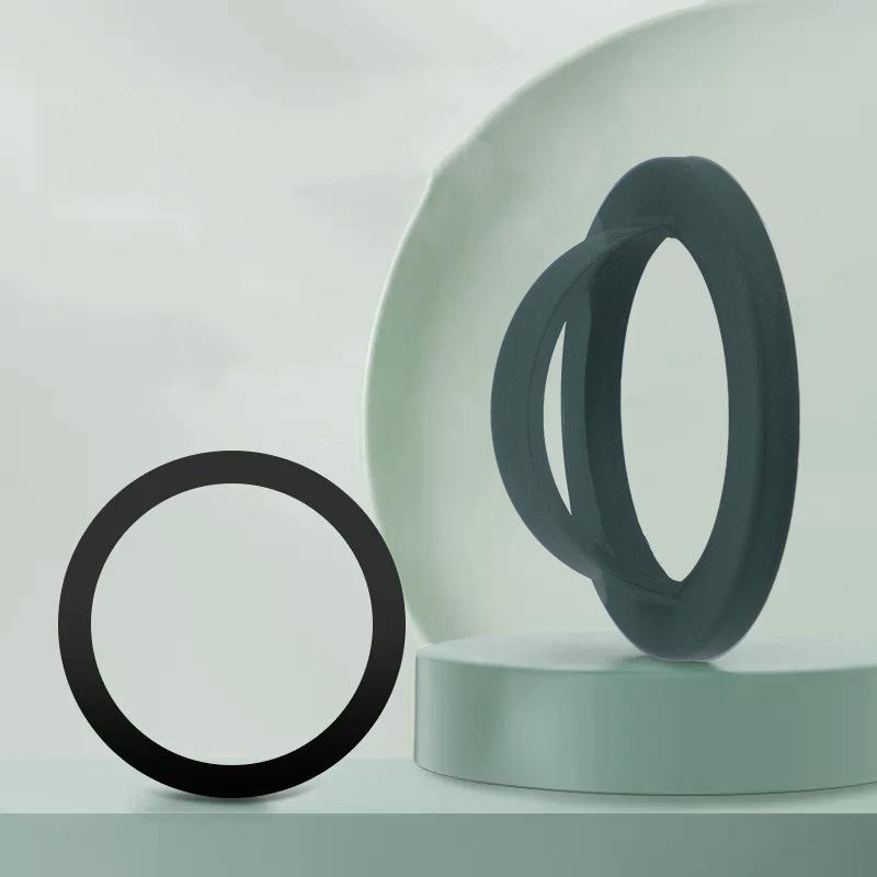 Magnetic Silicone Comfortable Circular Grip Phone Holder Powerful Grip For Phone 16 15/14/13/ 12 Android