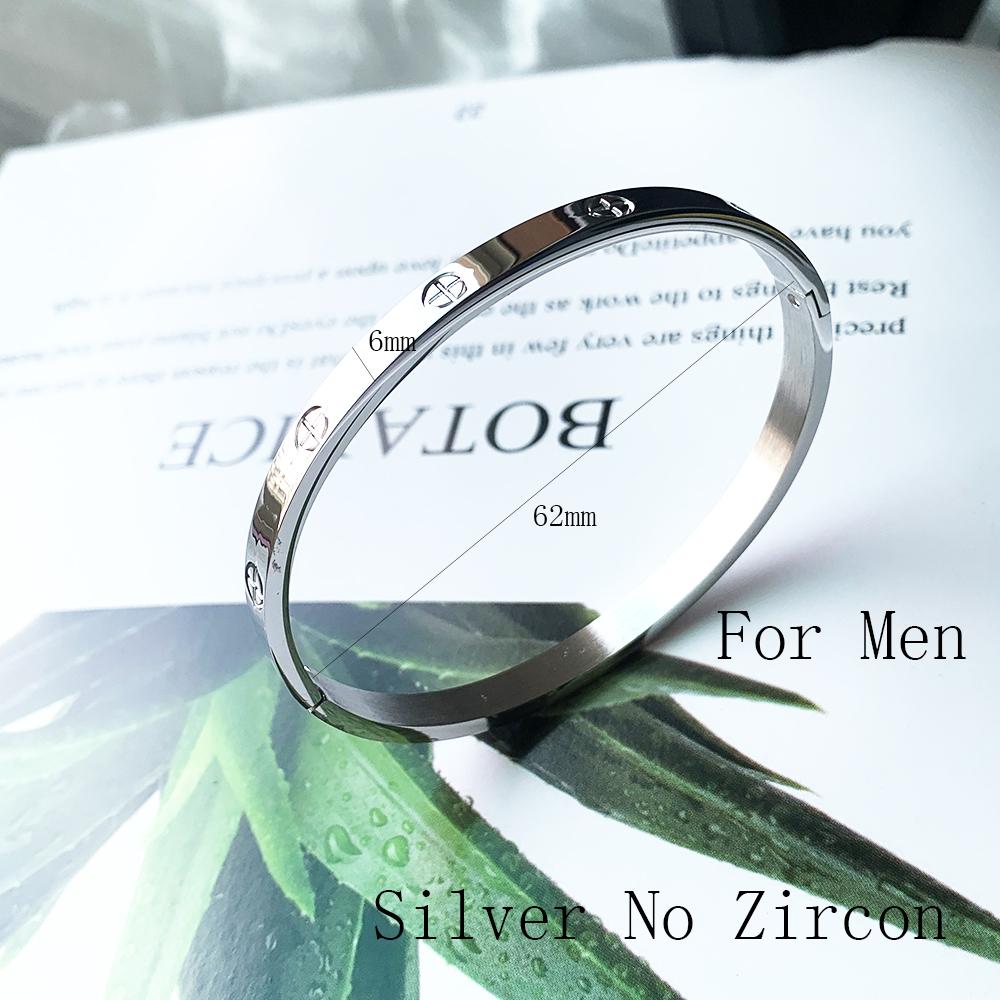 Neues Design Goldfarbe Zirkon und Kreuzmutter Nagelarmband & Armreif für Frau Edelstahl Schraube Marke Schmuck Dropshipping