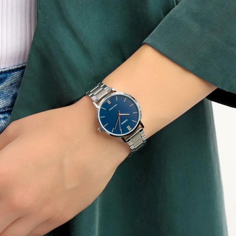 DAMENUHR CASIO LTP-VT01D-2B + BOX