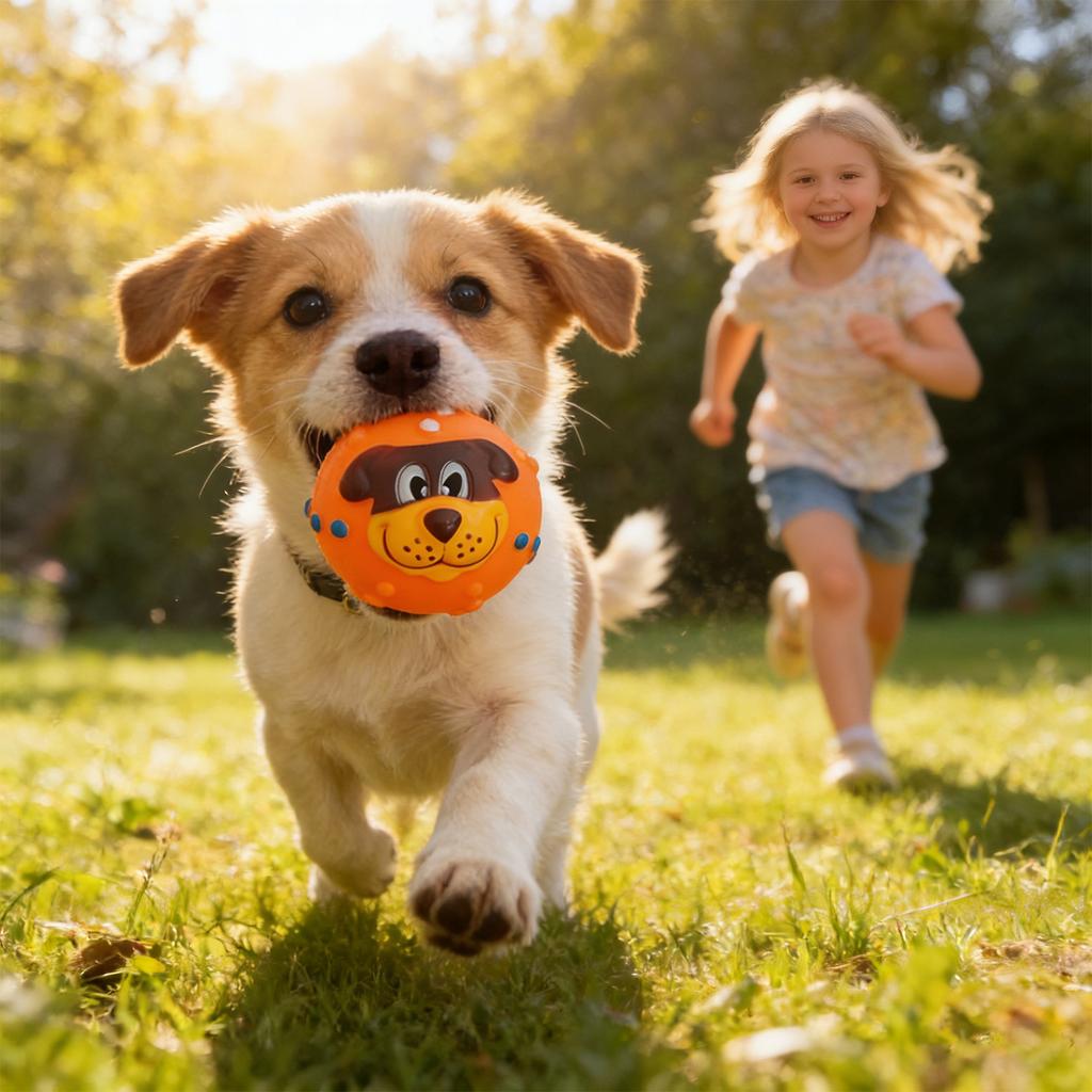 Pet Toy, Dog Face Ball, Sound,  Boredom, Interaction, Corgi Chaigou, Small And Medium-sized Dog Toy