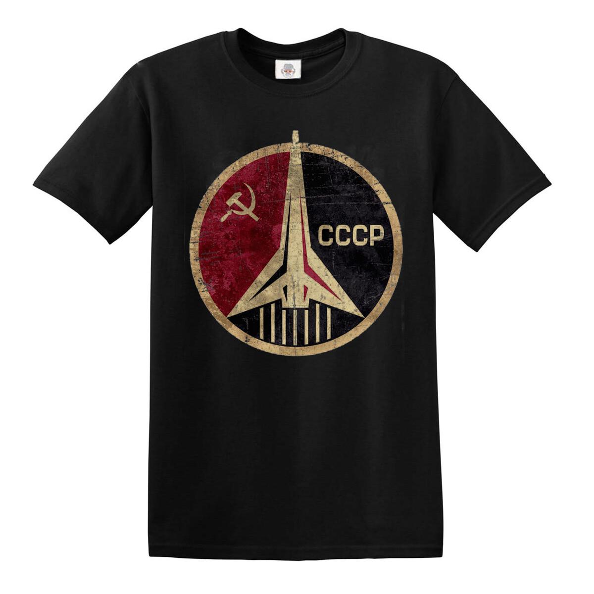CCCP Russian Soviet USSR T-Shirt Hammer And Sickle Mens Ladies Tshirt Top S разноцветный
