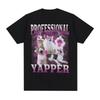 Professional Yapper Cats Funny Graphic T-shirt
