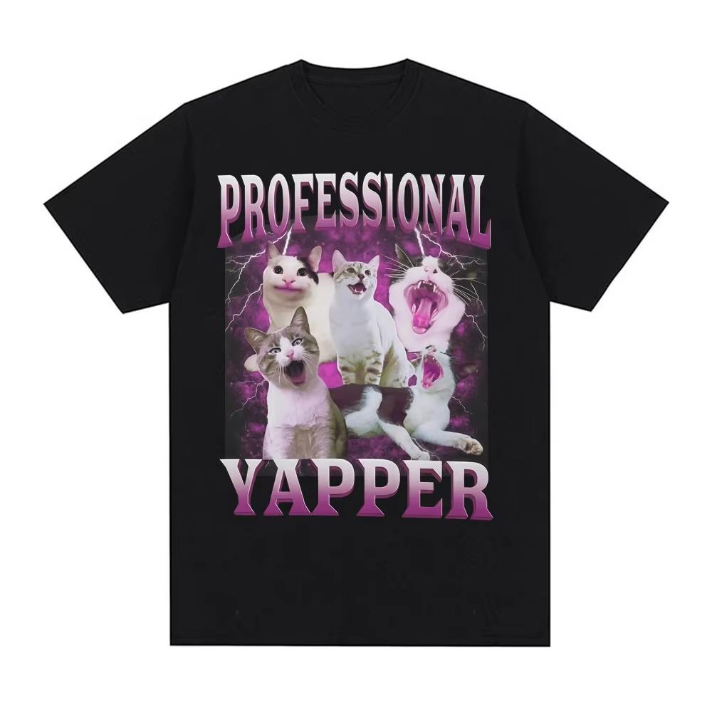 Professional Yapper Cats Funny Graphic T-shirt S