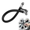 Car Tire Inflator Hose Inflatable Air Pump Extension 37cm Universal Air Pump Connection Hose Multipurpose Tire Inflation Adapter