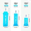 150ml 250ml 500ml Outdoor faltbare Silikon-Bissgröße Wasserflasche Laufen Camping Wandern Reisen Praktische Wasserflasche