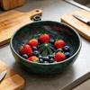 Selbstrotierende Beerenwaschschale Keramik, Automatischer 360° Obst- & Gemüsewäscher mit Schleuderfunktion und Ablass