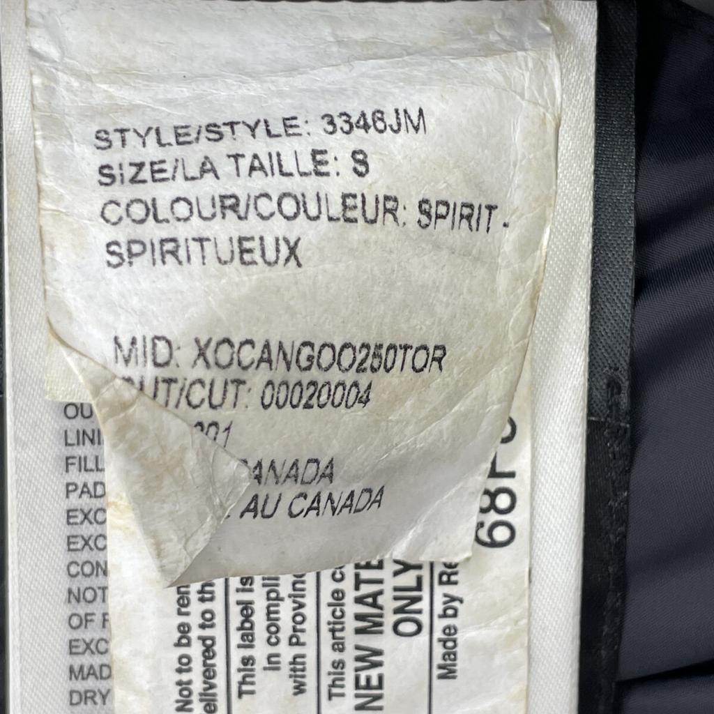 CANADA GOOSE 3346JM Navy Rankley Down Jacket Jacket S NavyUsed