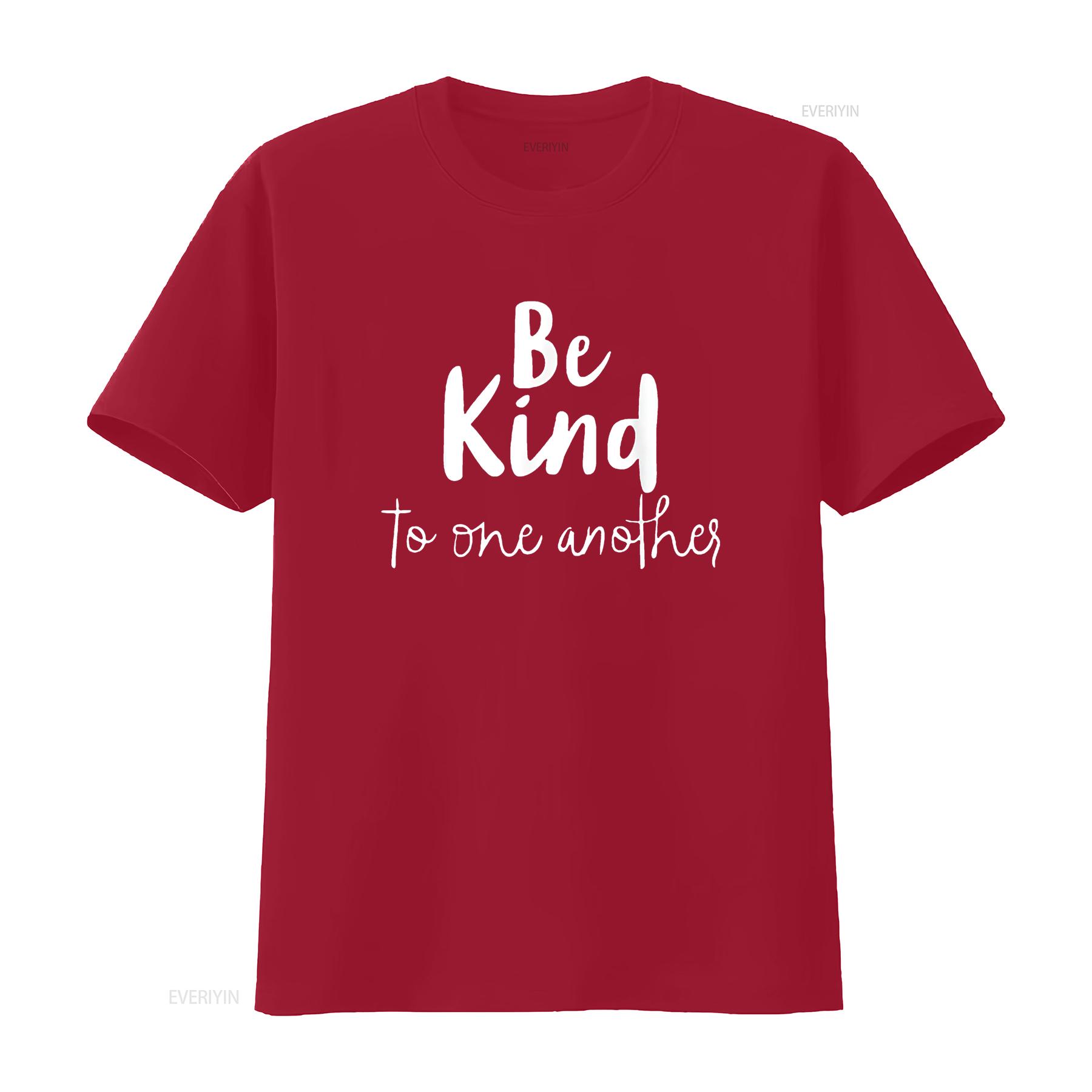 Be Kind To One Another Peace Love Humanitarian T Shirt vintage Washed Stylish Casual Breathable Soft Stretched Versatile S