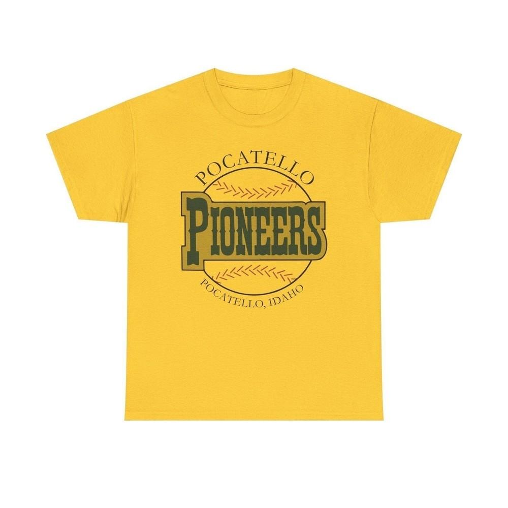 

Pocatello Pioneers Idaho 1990-1991 Baseball T-shirt 4XL