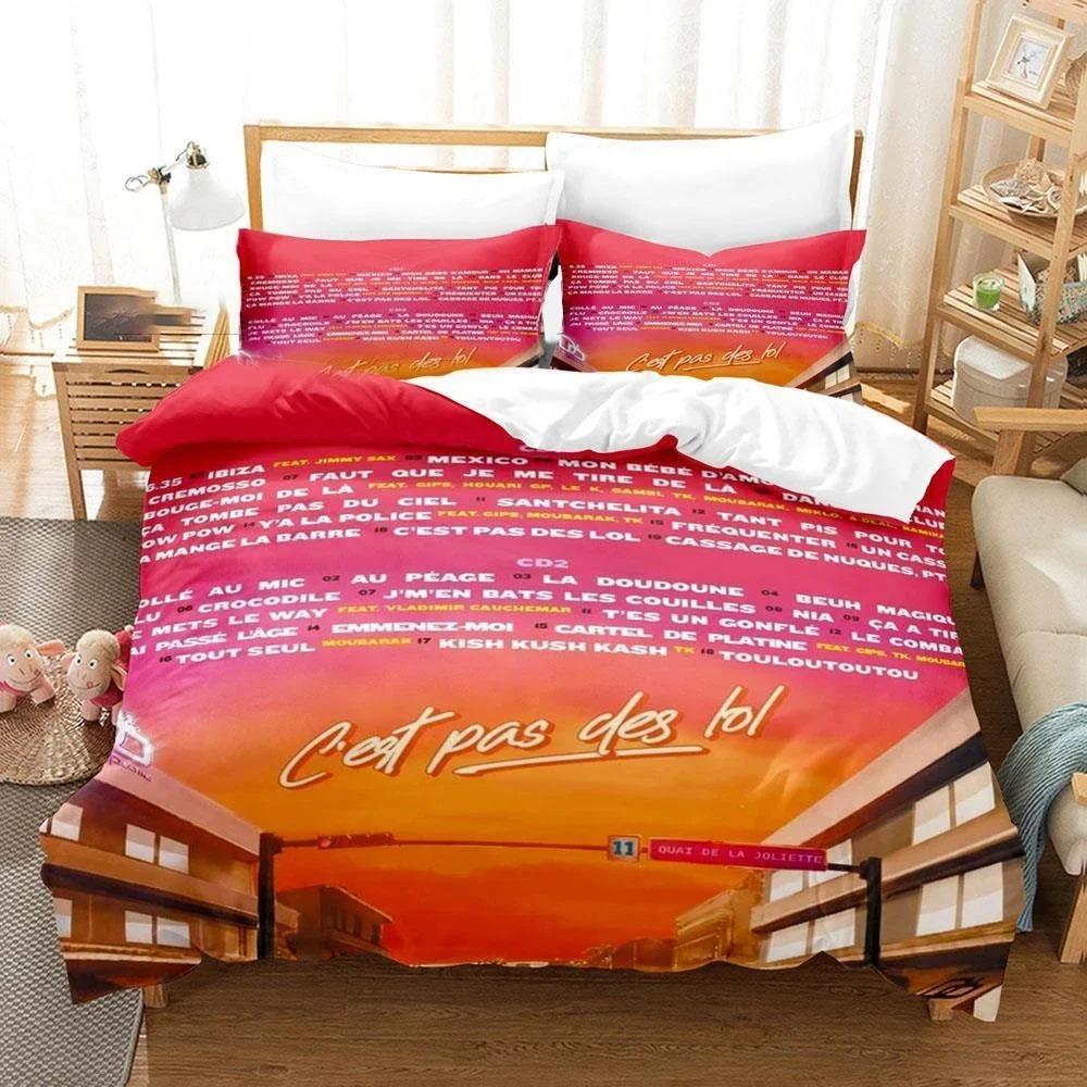 3D Printed JuL Bedding Set C'est Pas Des Lol Duvet Cover Double Twin Full Queen King Adult Kids Bedclothes Quilt Cover