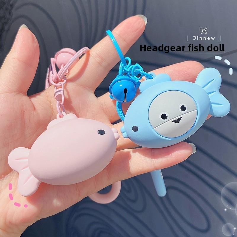 Sakaban Keychain Fish With Resin Material And Cute Cartoon Design For Gift Decor