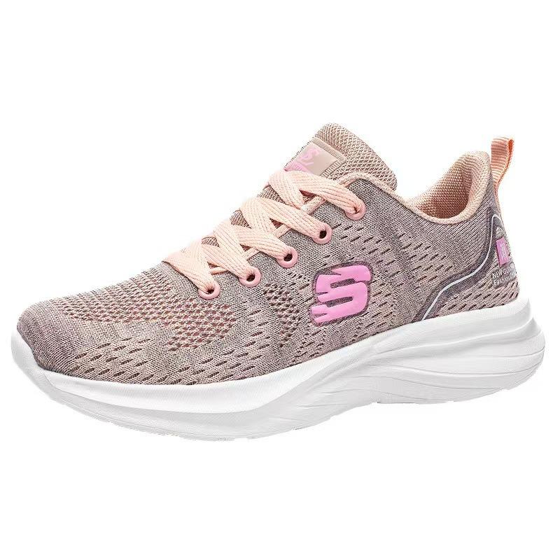 Wiosna Nowe Proste Buty dla Pary Buty do Biegania Sportowe Casualowe Lekkie i Oddychające Męskie i Damskie Buty z Dzianiny Flyknit