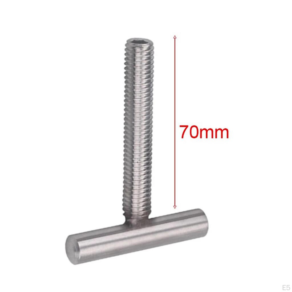 4 Pieces Mounting Screws Locking Rail Stable Stainless Steel Easy to Intall Fixing set