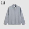 Gap Unisex Half-Zip Stand-Up Collar Sweatshirt