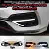 Compatible LED Fog and Daytime Running Lights for 2018-2020 Honda Jazz Fit RS Front Bumper