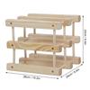 Wine Rack  Standing Wine Rack Wood Stackable Modular Wine Rack Wine Holder  Standing For Kitchen Bar Countertop 6 Bottle