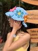 New Crochet Hat 2024 Fashion Colorful Woolen Hat Women's Autumn and Winter Cute Handmade Plush Hat Knitted Fisherman Bucket Hats