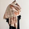 High end Scarf for Women in Winter Light Luxury and Warm Imitation Cashmere Shawl with Square Double Sided Scarf New Style