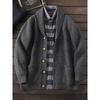 Heavyweight 90% Wool Nordic Order High-End Men's Autumn and Winter Thickened Warm Lapel Knitted Cardigan Sweater Jacket