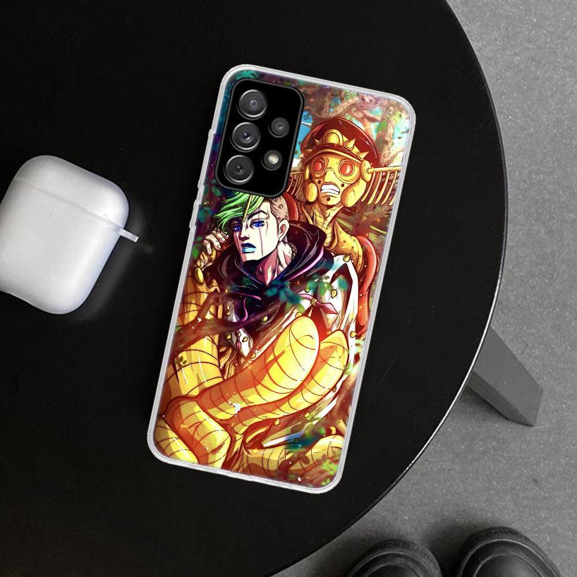 JoJo's Bizarre Adventure Cool Phone Case Cover for Samsung Galaxy A12 A22 A32 A52 A72 A02S A51 A50S A31 A20S A10S Note 20 Ultra