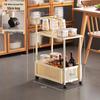 Multifunctional Tiered Kitchen Countertop Spice and Utensil Organizer Shelf