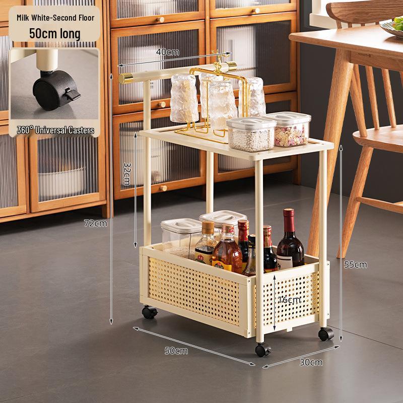 Multifunctional Tiered Kitchen Countertop Spice and Utensil Organizer Shelf