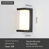 Waterproof LED Outdoor Wall Light for Staircase, Terrace, Corridor, Garden, Villa, or Aisle.