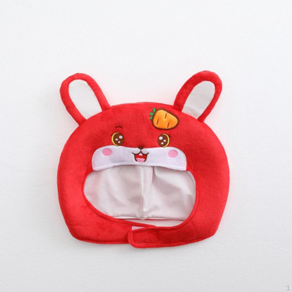 Cartoon Ear Hat Headband, Warm Headgear Comfortable Soft Plush Animal Headwear for Photo Props