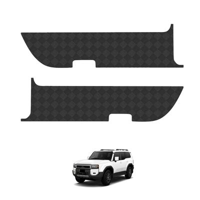 HUAHAO Toyota Land Cruiser 250 Türtritt und Tür Einfache Custom Carbonfolien für Vordertüren von Schutzleisten, Kratzfest, Schmutzabweisend,
