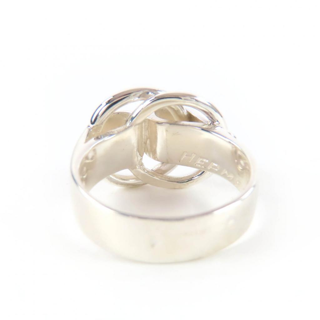 Great HERMES Ring Douzanoling Silver 925 Women Used