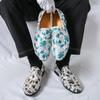 Herren Bedruckte Loafer Mokassins Business Mönchsschuhe Herren Slip-on Spitz zulaufend Smoking Rock Club Schuhe Große Größen