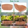 3 Pack Fabric Grooved Flower Pot Liners Prevents Birds Nesting Drainage Friendly