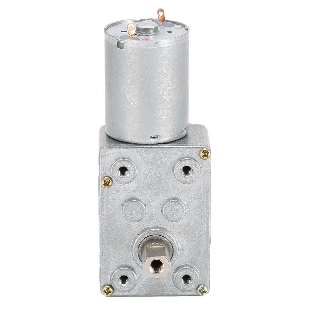 JSX330?Motoare cu reductor melcat 370 DC 15 RPM Motor cu arbore reductor cu turbină pentru deschizători de uși și ferestre 12V