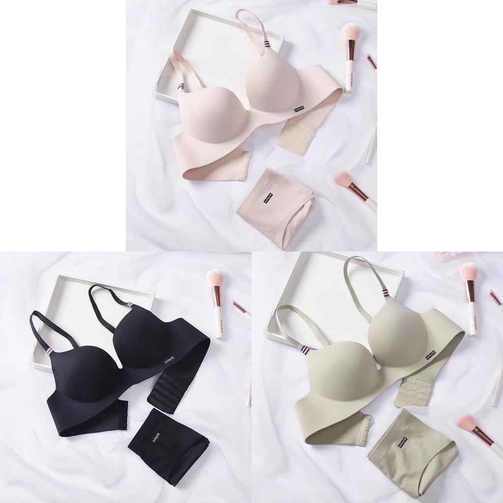 Seamless French Style Girls Push Up Bra With Breathable Nylon For Comfort And Support