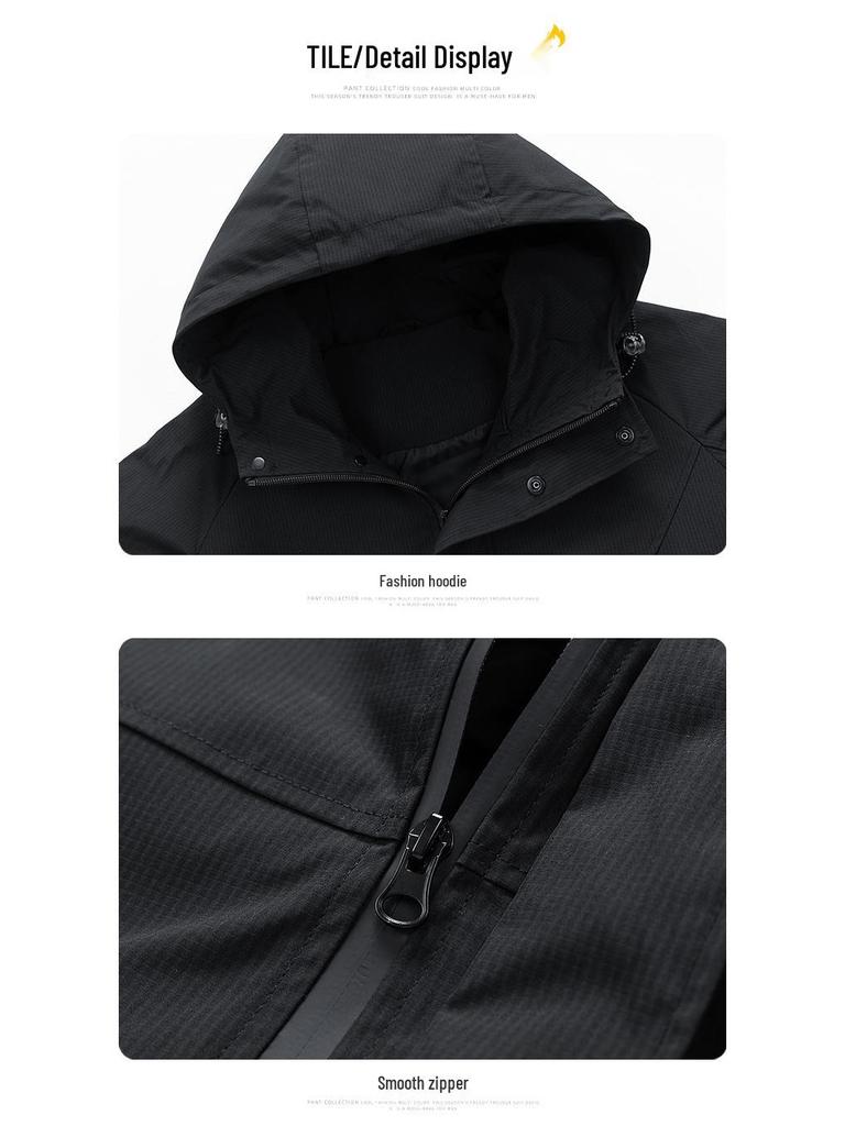 Single-layer Cotton Outdoor Sports Windbreaker & Three-proof Mountaineering Jacket