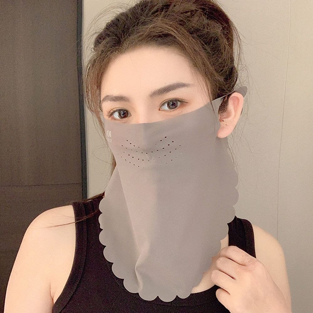 Dustproof Sun Protection Mask UPF50+ Sunshade Face Mask Fashion Anti-UV Neck Scarf Outdoor