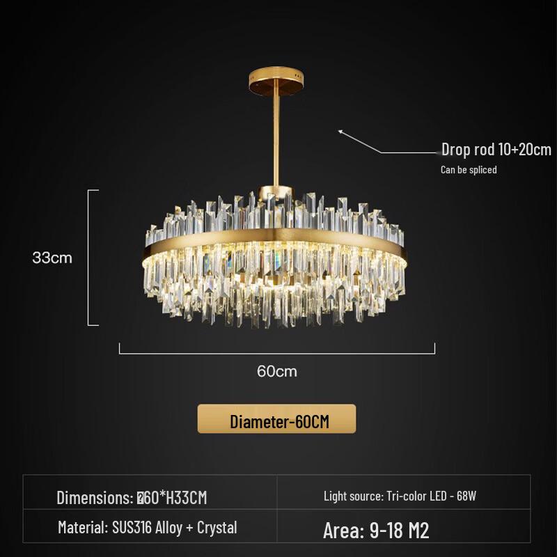 Dream Bubble Modern Luxury Crystal LED Chandelier