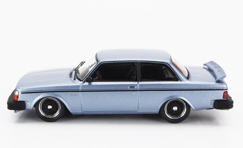 IXO Volvo 1/43 Scale Miniature Car 240 Turbo Custom 1980 (Light Blue)