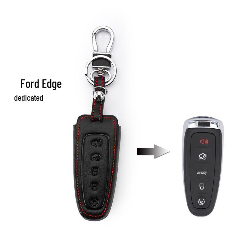 

Натуральна шкіра 5-кнопковий чохол для ключа для Ford Edge/Escape (2011-2015 роки) Pearl Bag Packaging