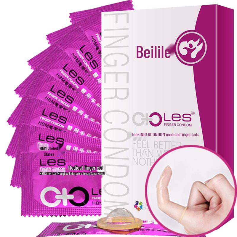 Beilile Ultra-Thin Luminous Vibrating Condoms with Textured G-Spot Design