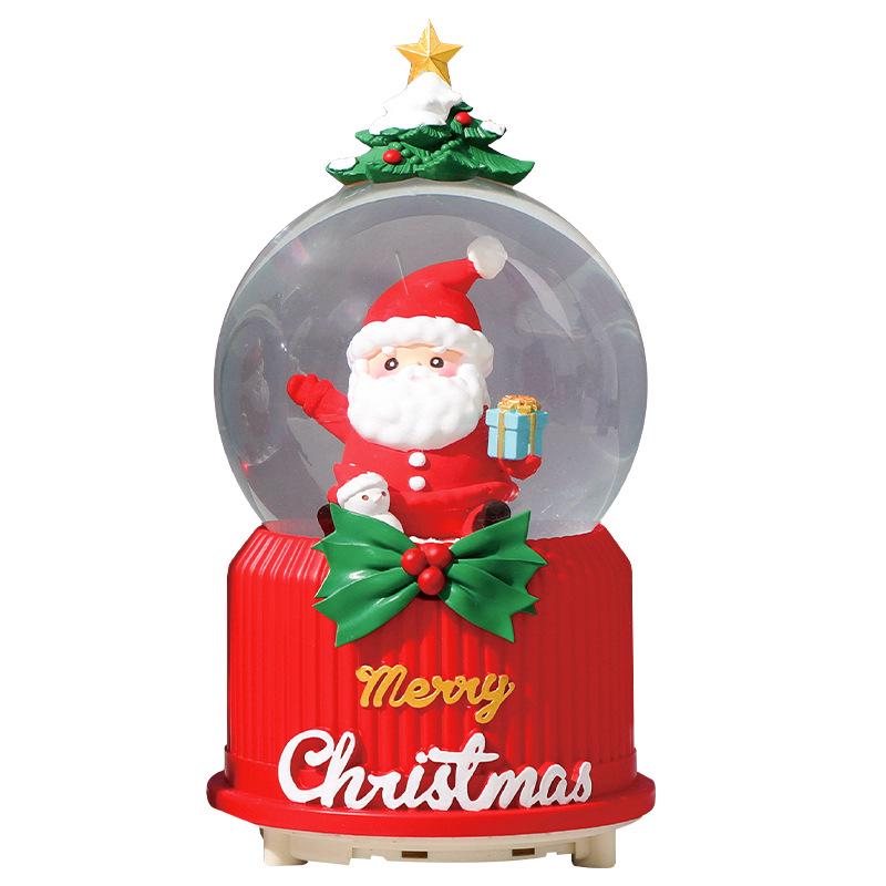 Christmas Crystal Ball Music Box Lantern Ornament