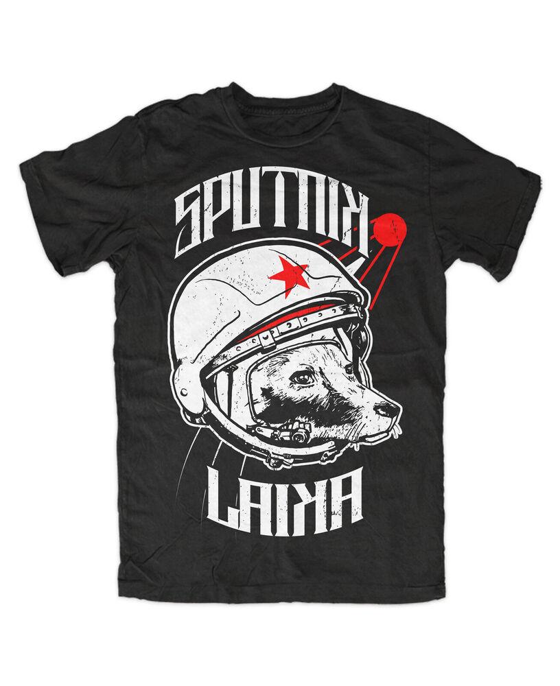 

Футболка унисекс Sputnik Laika Ussr Russia Retro Cult East Fun Gdr Roscosmos Space
