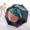 Personalized Name K-KPop Demon Hunters Print Umbrella - Automatic Open/Close, Eight-Rib Durable Frame, Automatic Folding Umbrella