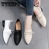 Women Soft Pu Leather Shoes Woman Casual  Flat Leather Shoes Soft Bottom Loafers