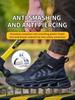 Insulation 6KV Work Safety Boots Men Women Anti smash Anti Puncture Work Shoes Protective Men Safety Shoes Plus Size 47 48
