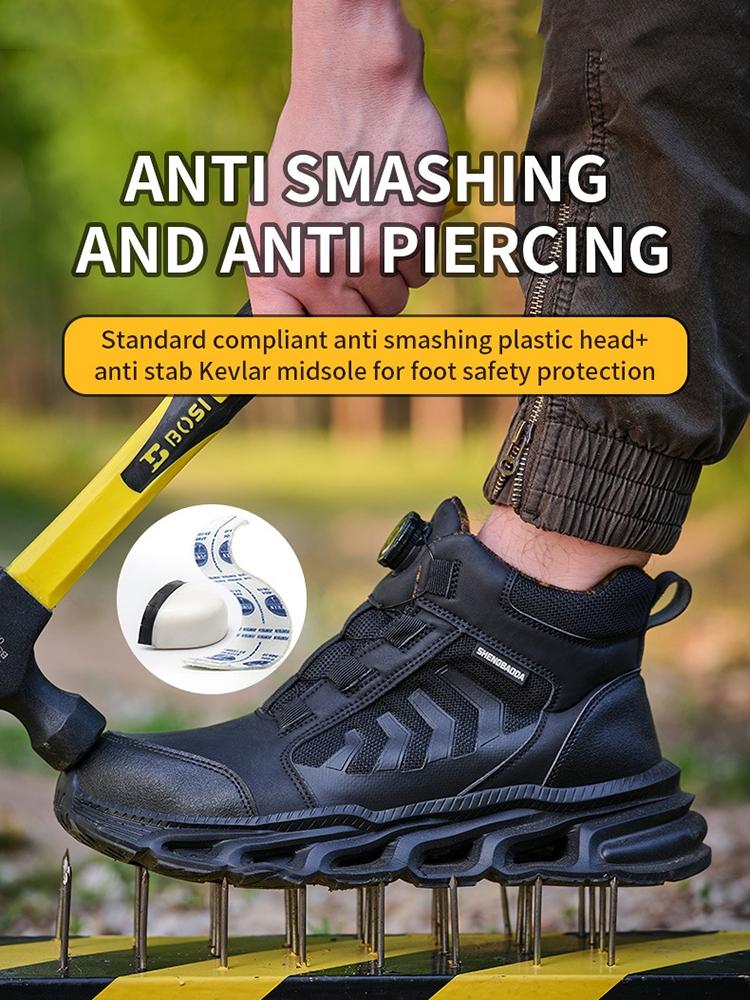 Insulation 6KV Work Safety Boots Men Women Anti smash Anti Puncture Work Shoes Protective Men Safety Shoes Plus Size 47 48