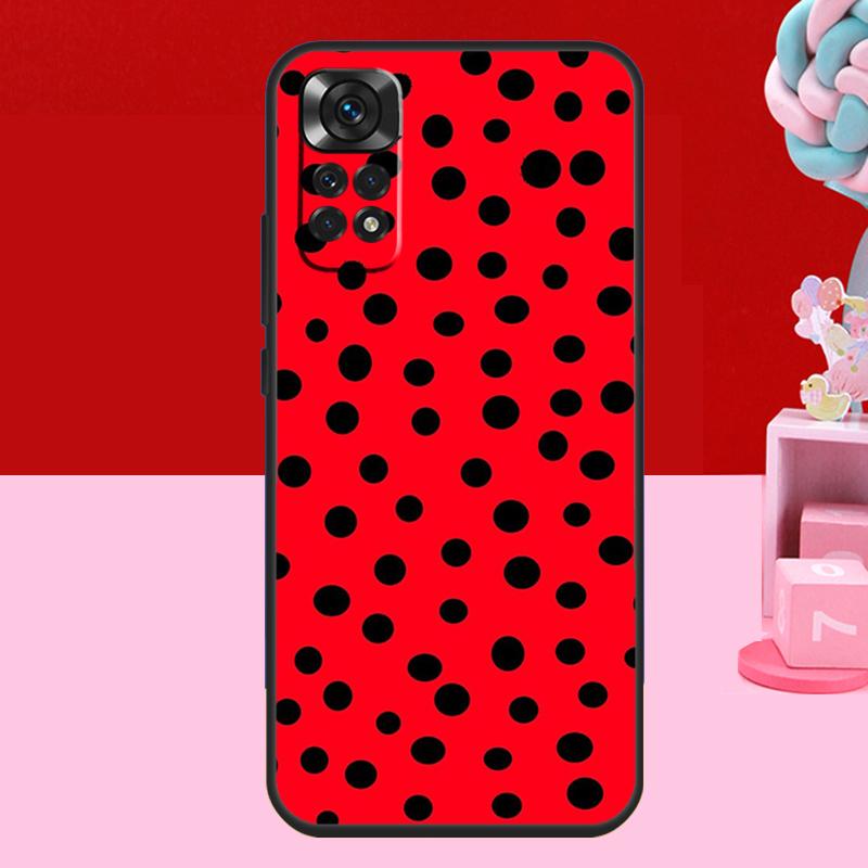 Polka Dots Art Case For Xiaomi Redmi Note 11 12 13 14 Pro 9 10 Pro 11S 12S Redmi 14C 10C 12C 13C Soft Cover