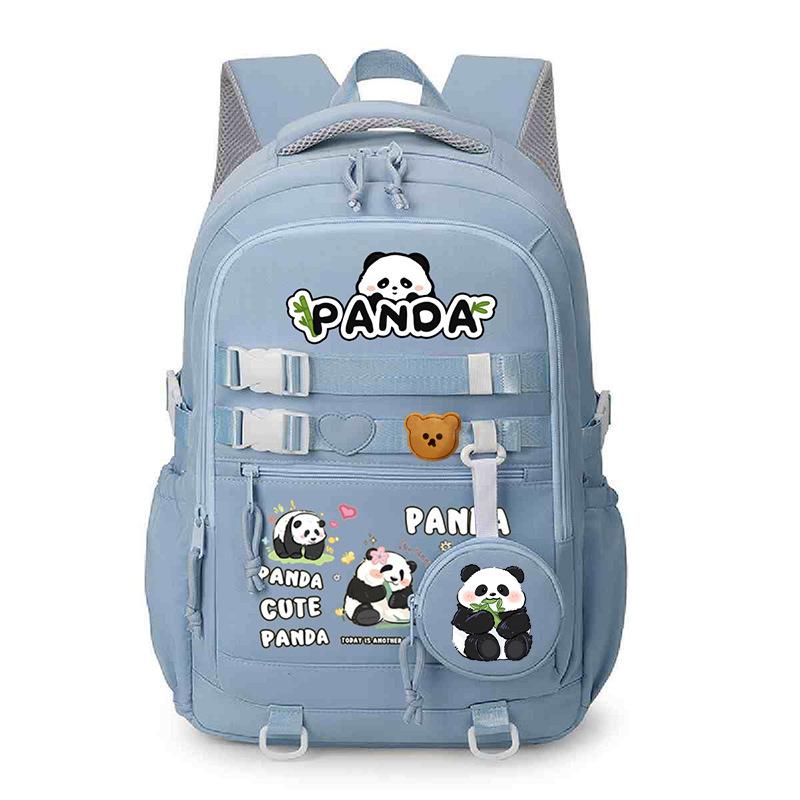 Panda Huahua 2025 New Cute Children's Schoolbag Cross-border Large-capacity Primary and Secondary School Students Lightweight Spine Protection