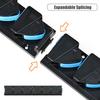 Multi-rod Capacity Fishing Rod Holder Wall Mounted Rack Non-slip Roller