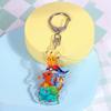 Anime Pokemon Gengar Jigglypuff Totodile Ash Ketchum Squirtle Charmander Acrylic Keychain Car Bag Pendant Gifts 5cm